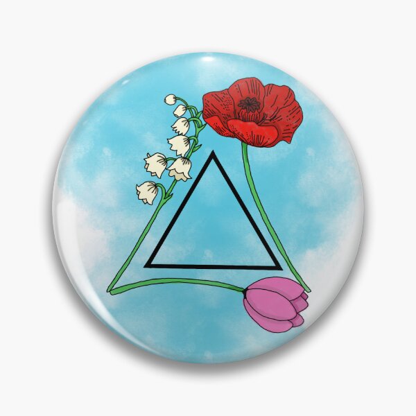 Item preview, Flowery Triangle designed and sold by 36wizardsocks.
