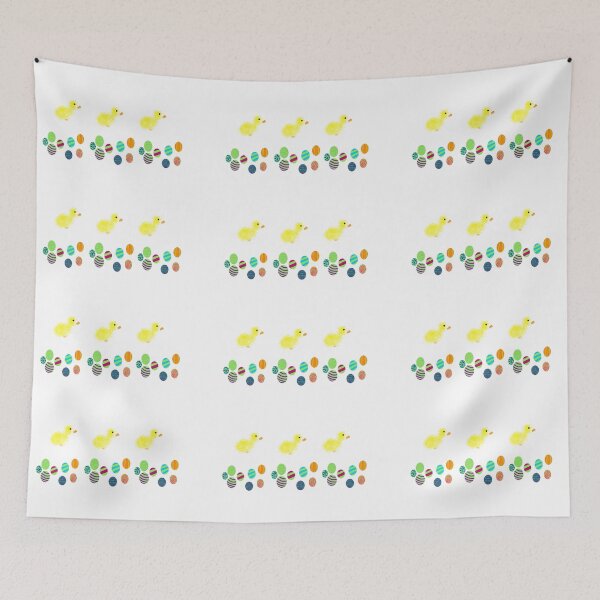 Item preview, Easter chicks and easter eggs designed and sold by MoMoJaJa.