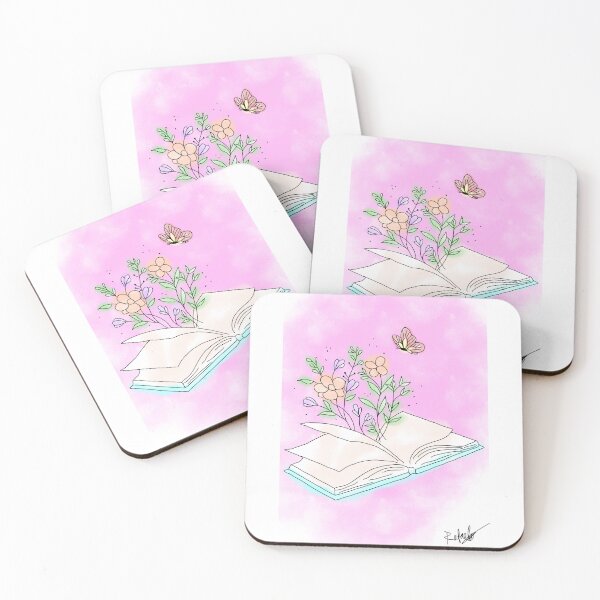 Item preview, Flowery Book designed and sold by 36wizardsocks.