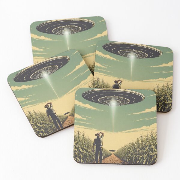 Item preview, Alien Farmer UFO  designed and sold by Mirth and Magic.