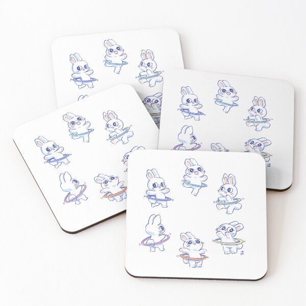 Item preview, Hula hooping bunnies designed and sold by freeminds.