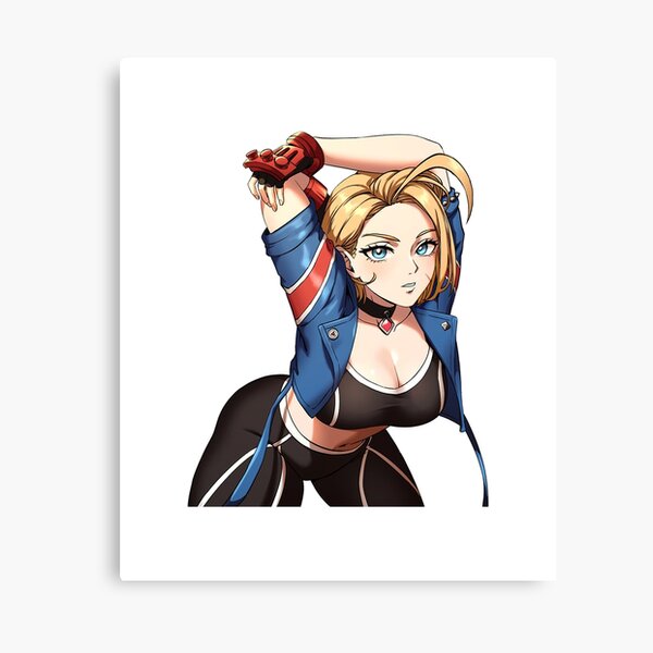 Cammy transforms into busty Android 18 from Dragon Ball Z in new