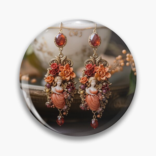 Item preview, Rococo Elegance: Autumn-Inspired Earrings designed and sold by DeenaDee.