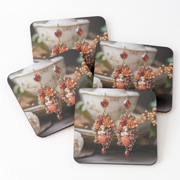 Item preview, Rococo Elegance: Autumn-Inspired Earrings designed and sold by DeenaDee.