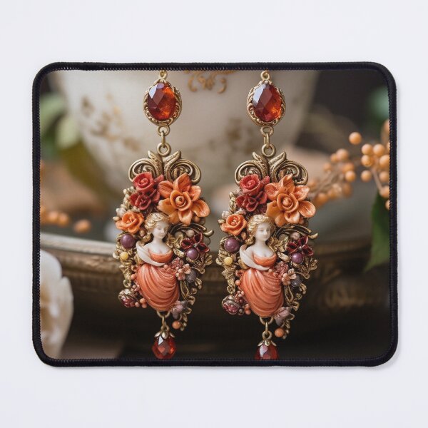 Item preview, Rococo Elegance: Autumn-Inspired Earrings designed and sold by DeenaDee.
