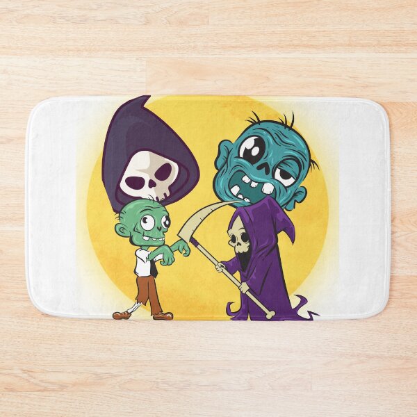 Item preview, Cute Zombie & Reaper designed and sold by GalaxyArtForge.