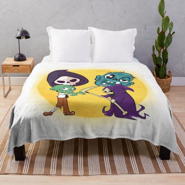 Item preview, Cute Zombie & Reaper designed and sold by GalaxyArtForge.