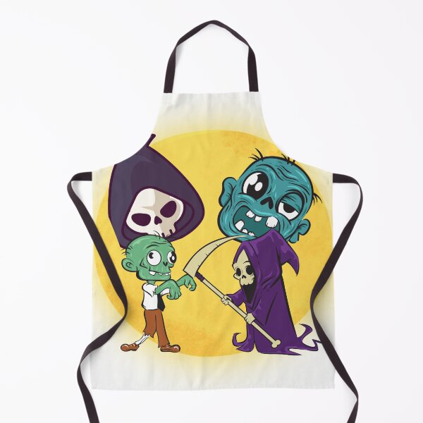 Item preview, Cute Zombie & Reaper designed and sold by GalaxyArtForge.