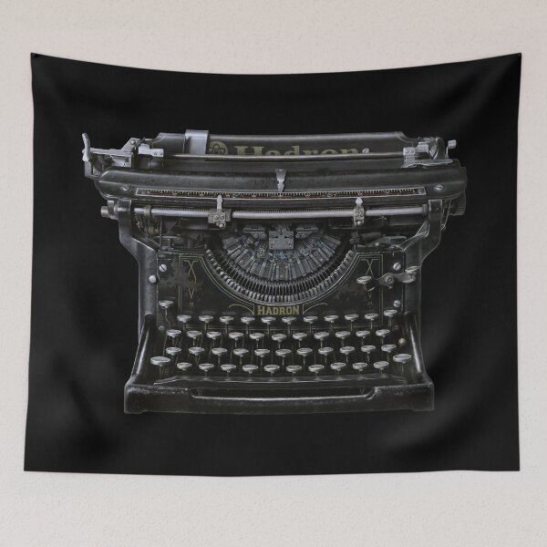 Item preview, The Hadron Typewriter Hyperreal Painting designed and sold by JeffBartels.
