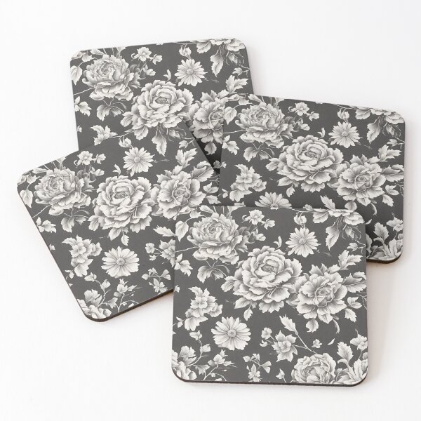 Item preview, Monochromatic Blooms designed and sold by cozycozyart.