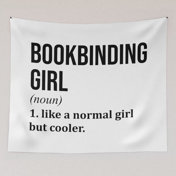Item preview, Bookbinding Girl Definition Bookbinding designed and sold by XCIV.