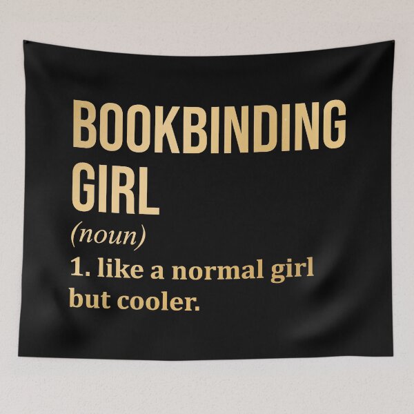 Item preview, Bookbinding Girl Definition Bookbinding in Gold designed and sold by XCIV.