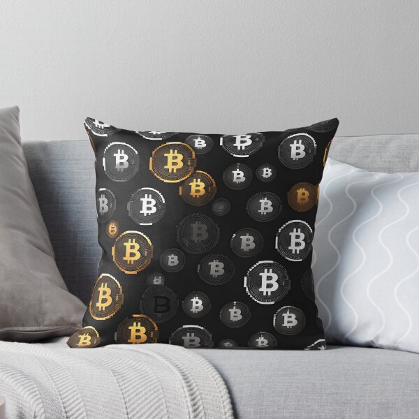 Item preview, Bitcoin seamless pattern design pixelated version designed and sold by angelisart.
