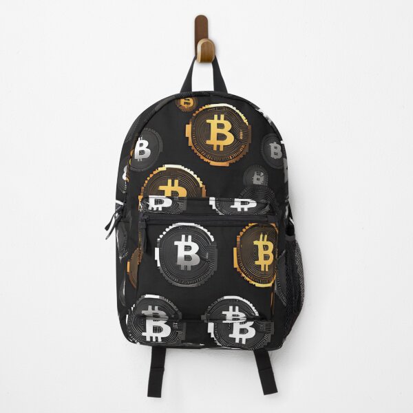 Item preview, Bitcoin seamless pattern design pixelated version designed and sold by angelisart.