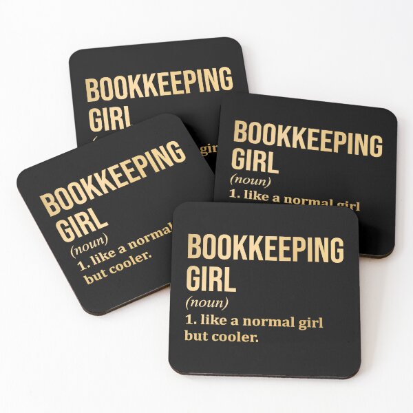 Item preview, Bookkeeping Girl Definition Bookkeeper in Gold designed and sold by XCIV.