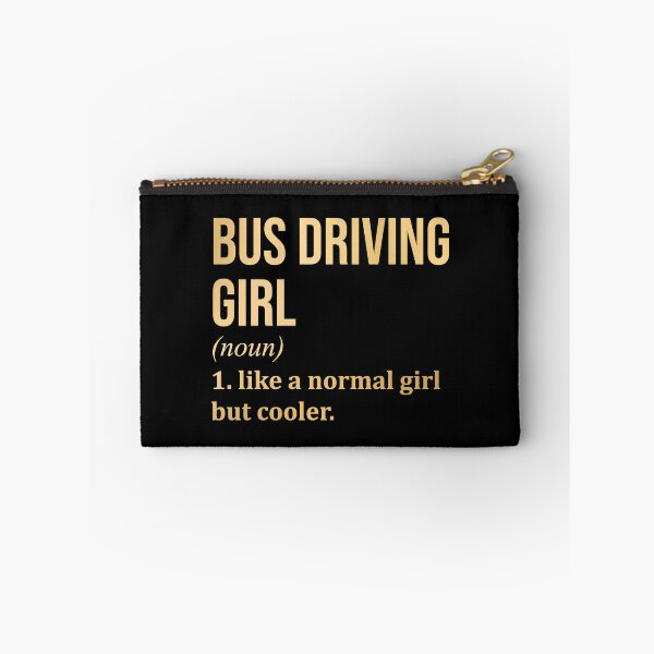 Artikelvorschau, Busfahrende Mädchen-Definition-Busfahrerin in Gold entworfen und verkauft von XCIV.