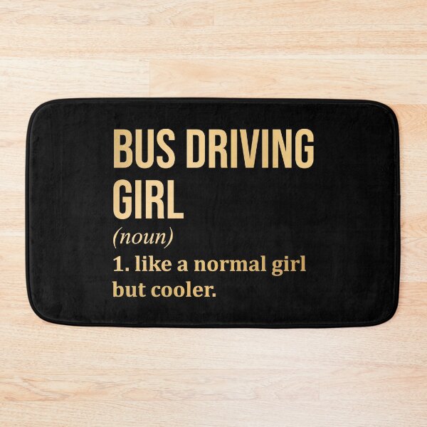Item preview, Bus Driving Girl Definition Bus Driver in Gold designed and sold by XCIV.