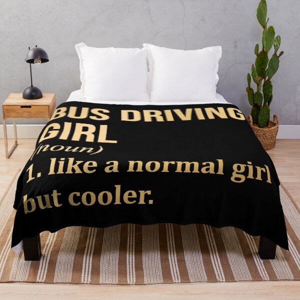 Item preview, Bus Driving Girl Definition Bus Driver in Gold designed and sold by XCIV.