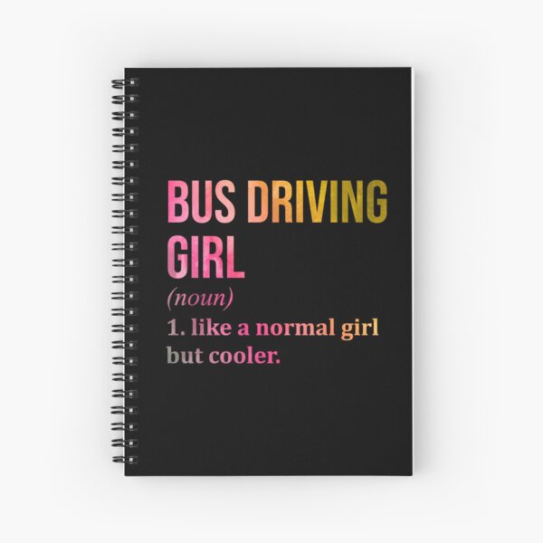 Item preview, Bus Driving Girl Definition Bus Driver in Watercolor designed and sold by XCIV.