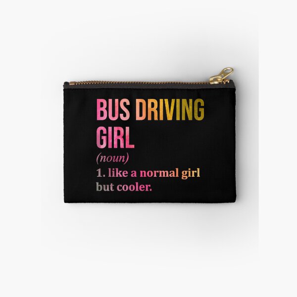 Item preview, Bus Driving Girl Definition Bus Driver in Watercolor designed and sold by XCIV.