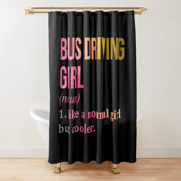 Item preview, Bus Driving Girl Definition Bus Driver in Watercolor designed and sold by XCIV.