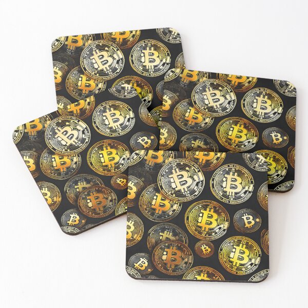 Item preview, Bitcoin seamless pattern design designed and sold by angelisart.