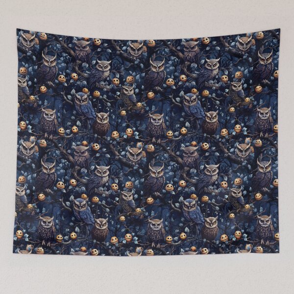Item preview, Horned Owl Halloween designed and sold by Oubliette Studios.