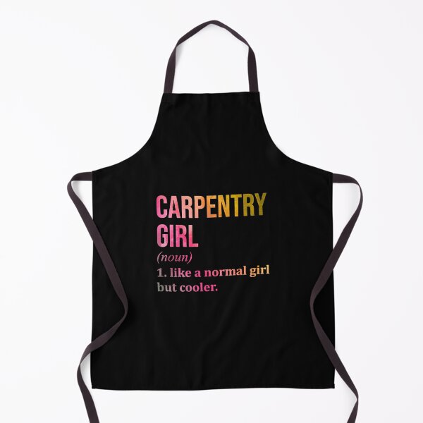 Item preview, Carpentry Girl Definition Carpenter in Watercolor designed and sold by XCIV.