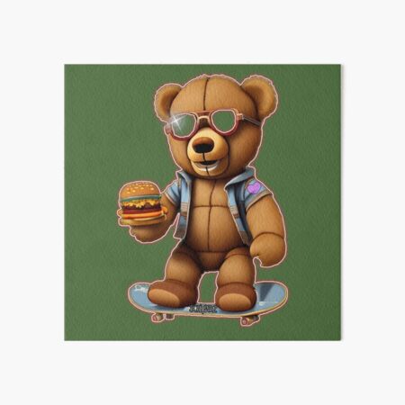 Artikel-Vorschau von Skater - Bär, Love Burger, designt und verkauft von TheBear25.