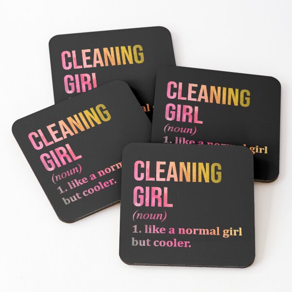 Item preview, Cleaning Girl Definition Cleaner in Watercolor designed and sold by XCIV.