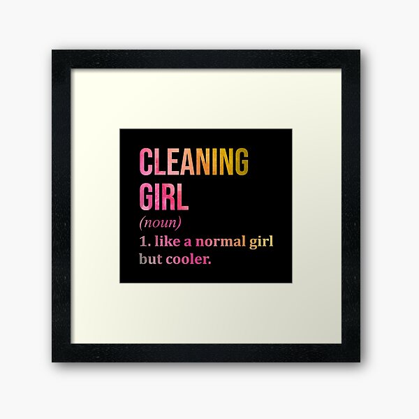 Item preview, Cleaning Girl Definition Cleaner in Watercolor designed and sold by XCIV.