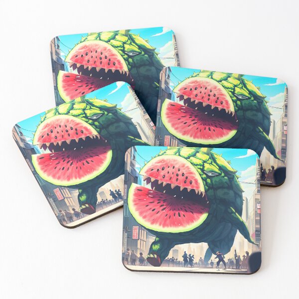 Artikelvorschau, Wassermelonen-Kaiju entworfen und verkauft von GokaiRedbubble.