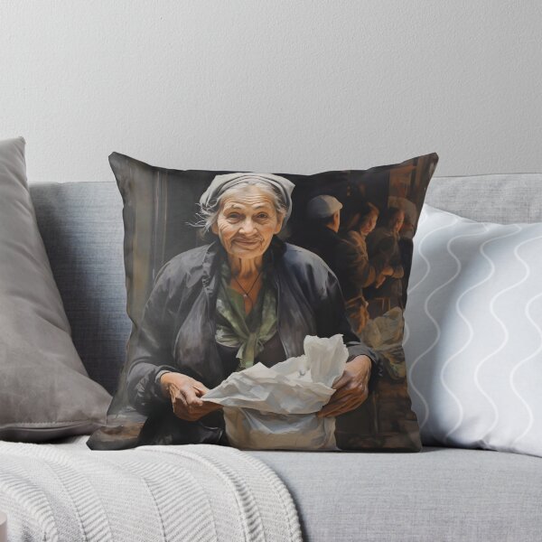 Item preview, old woman seller in the popular market designed and sold by Ai-TOUCH.
