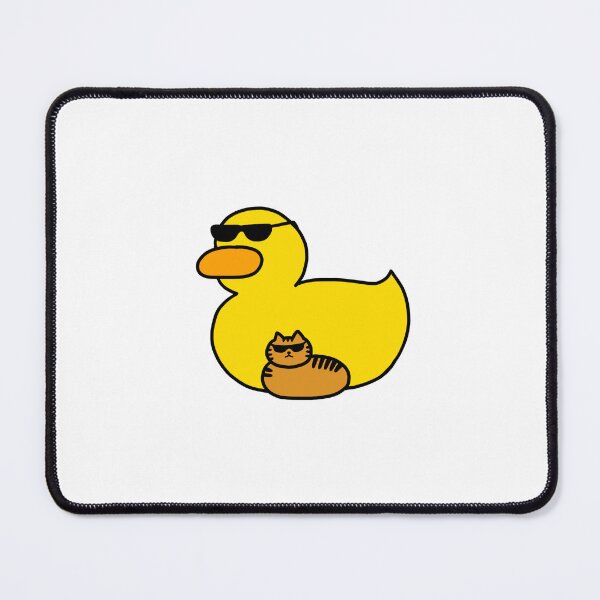 Item preview, a Cat and a Duck wearing sunglasses designed and sold by superbaechoo.
