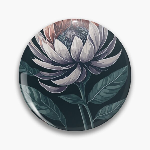 Item preview, Protea Flower and Leaves Pattern  designed and sold by GraphicsClub.