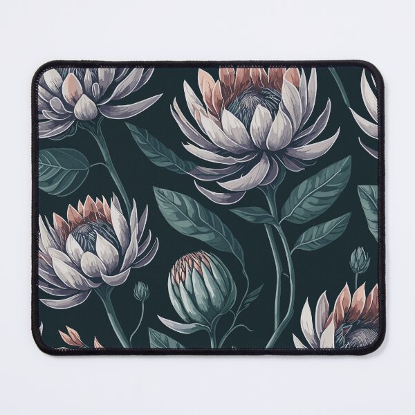 Item preview, Protea Flower and Leaves Pattern  designed and sold by GraphicsClub.