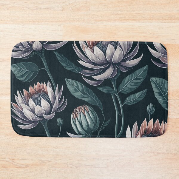 Item preview, Protea Flower and Leaves Pattern  designed and sold by GraphicsClub.