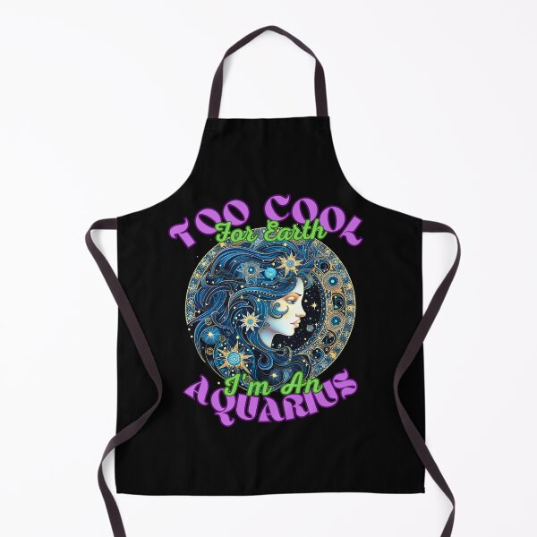 Item preview, Too Cool For Earth, I'm An Aquarius. aquarius star sign designed and sold by ZodiacWonders.