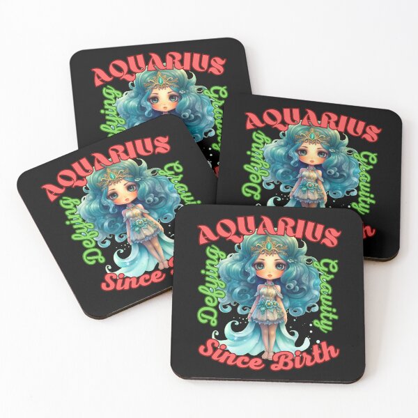 Item preview, Aquarius: Defying Gravity Since Birth. Aquarius astrology designed and sold by ZodiacWonders.