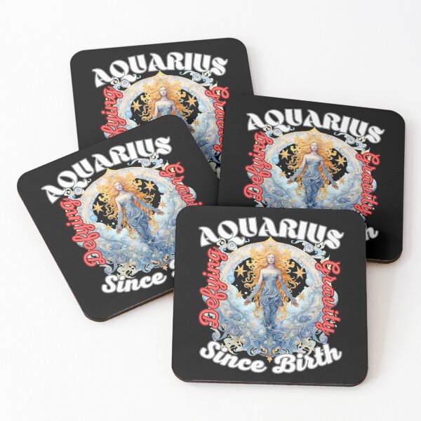 Item preview, Aquarius: Defying Gravity Since Birth. cute aquarius designed and sold by ZodiacWonders.