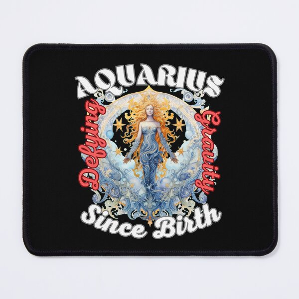 Item preview, Aquarius: Defying Gravity Since Birth. cute aquarius designed and sold by ZodiacWonders.