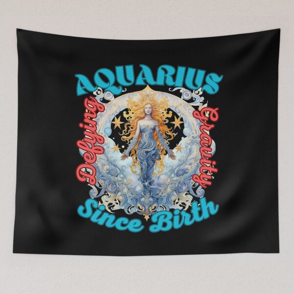 Item preview, Aquarius: Defying Gravity Since Birth. aquarius constellation designed and sold by ZodiacWonders.
