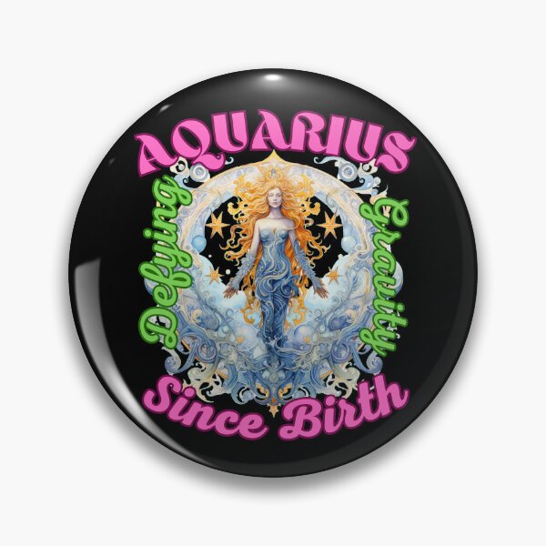 Item preview, Aquarius: Defying Gravity Since Birth. Aquarius moon designed and sold by ZodiacWonders.