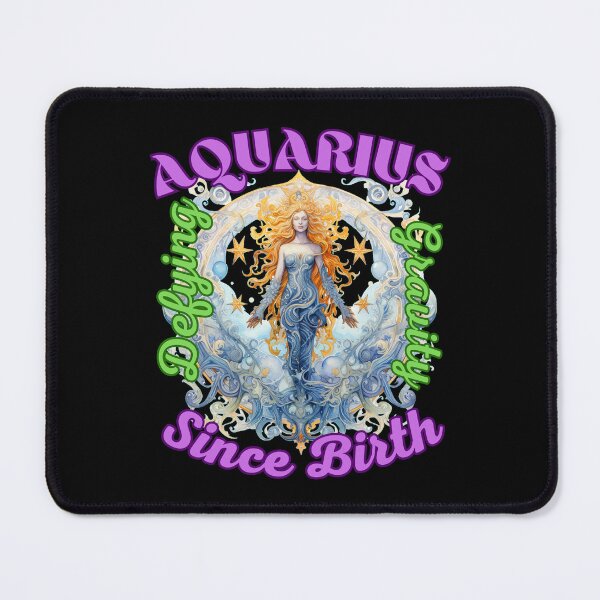 Item preview, Aquarius: Defying Gravity Since Birth. aquarius facts designed and sold by ZodiacWonders.