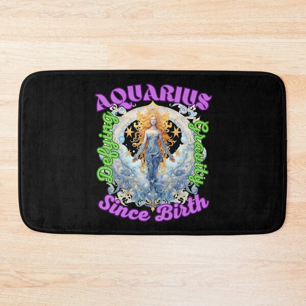 Item preview, Aquarius: Defying Gravity Since Birth. aquarius facts designed and sold by ZodiacWonders.