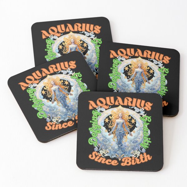 Item preview, Aquarius: Defying Gravity Since Birth. aquarius horoscope designed and sold by ZodiacWonders.