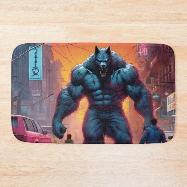 Item preview, scary werewolf in the city designed and sold by Mauswohn.