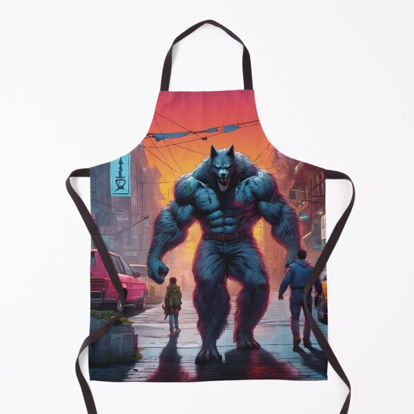 Item preview, scary werewolf in the city designed and sold by Mauswohn.