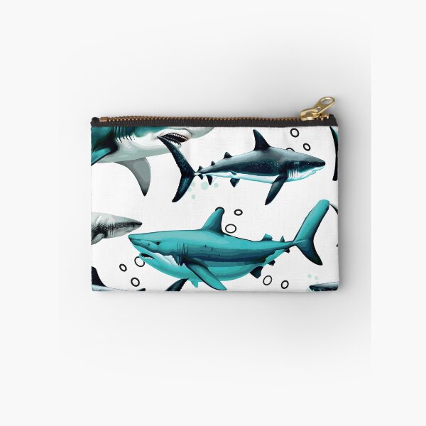 Item preview, White shark. Pool with sharks. designed and sold by Anastasiia Yurevych.