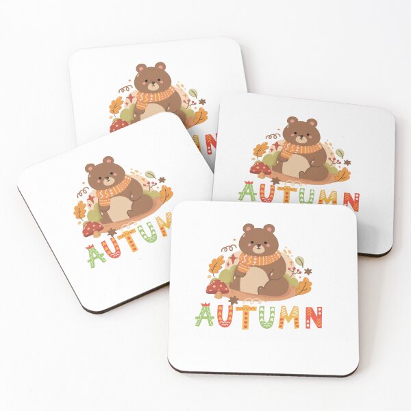Item preview, Autumn Season Cute Fall Bear  designed and sold by Cauteteesnyc.
